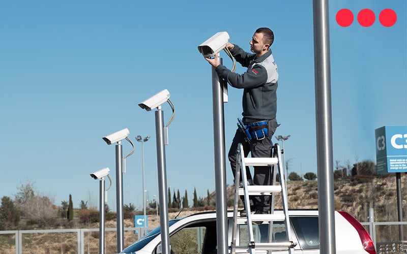 Instalación de cámaras de videovigilancia
